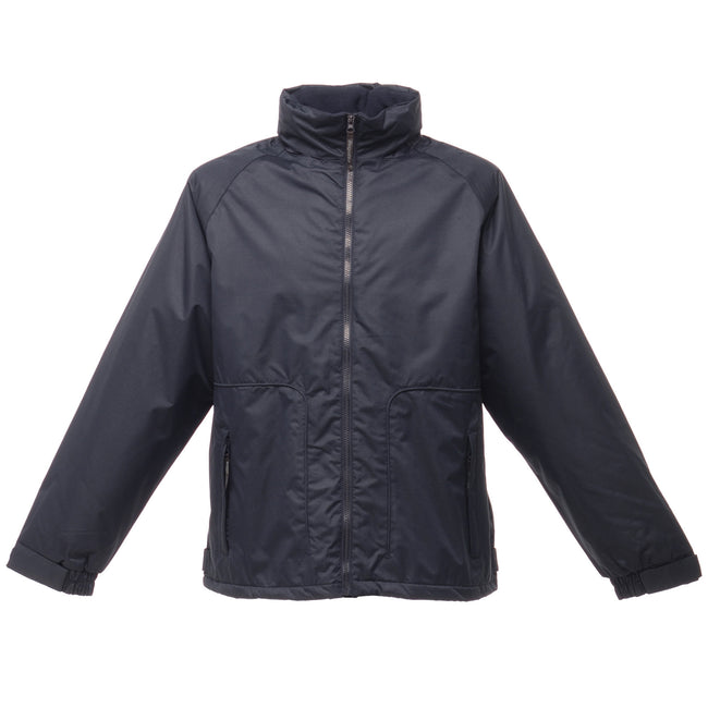 Navy - Front - Regatta Mens Waterproof Windproof Jacket (Fleece Lined)