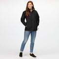 Black - Lifestyle - Regatta Womens-Ladies Waterproof Windproof Jacket (Fleece Lined)
