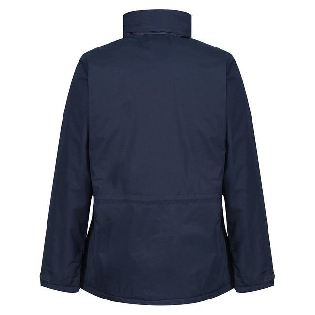 Navy - Back - Regatta Womens-Ladies Beauford Insulated Waterproof Windproof Performance Jacket
