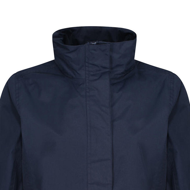Navy - Side - Regatta Womens-Ladies Beauford Insulated Waterproof Windproof Performance Jacket