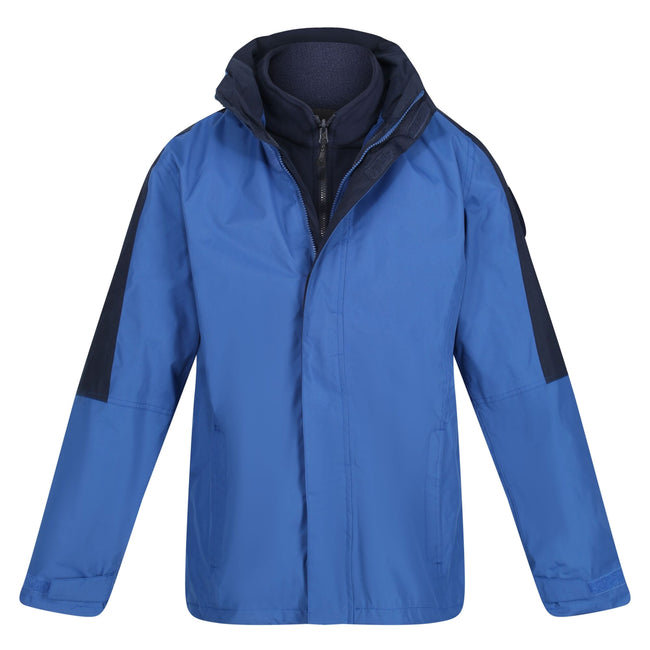 Royal Blue- Navy - Side - Regatta Mens Defender III 3-In-1 Jacket (Waterproof & Windproof)