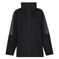 Black-Seal Grey - Front - Regatta Womens-Ladies Defender III 3-In-1 Jacket (Waterproof & Windproof)