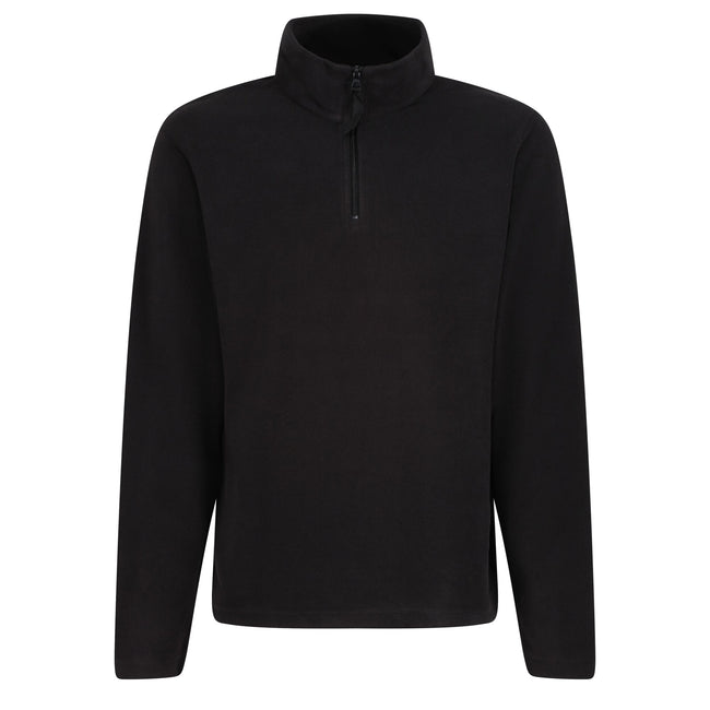Black - Front - Regatta Mens 170 Series Anti-pill Zip Neck Micro Fleece