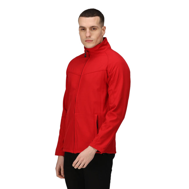 Royal Blue-Seal Grey - Front - Regatta Mens Uproar Lightweight Wind Resistant Softshell Jacket