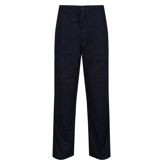Navy - Front - Regatta Mens Sports New Lined Action Trousers