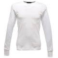 White - Front - Regatta Thermal Underwear Long Sleeve Vest - Top
