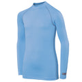 Light Blue - Front - Rhino Childrens Boys Long Sleeve Thermal Underwear Base Layer Vest Top
