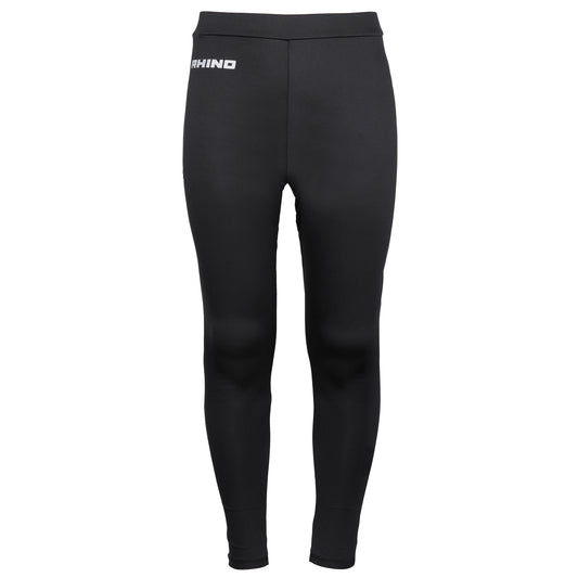 Black - Front - Rhino Kids Boys Thermal Underwear Boys Base Layer Leggings - Long Johns