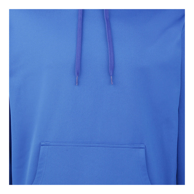 Royal-Grey - Side - Rhino Kids Boys International Sports Performance Training Drawstring Hoodie