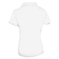 White - Front - Skinni Fit Ladies-Womens Stretch Polo Shirt