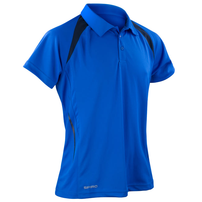 Royal-Navy - Front - Spiro Mens Sports Team Spirit Performance Polo Shirt