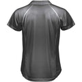 Black-White - Side - Spiro Mens Sports Team Spirit Performance Polo Shirt