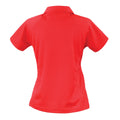 Red-White - Back - Spiro Mens Sports Team Spirit Performance Polo Shirt