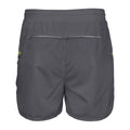 Grey-Lime - Back - Spiro Mens Sports Micro-Lite Running Shorts