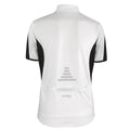 White - Black - Back - Spiro Mens Bikewear - Cycling 1-4 Zip Cool-Dry Performance Fleece Top - Light Jacket
