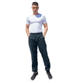Navy - Back - Tombo Teamsport Mens Sports Lined Tracksuit Bottoms - Jog Pants