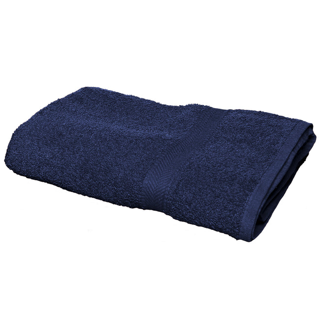Navy - Front - Towel City Luxury Range 550 GSM - Bath Sheet (100 X 150CM)