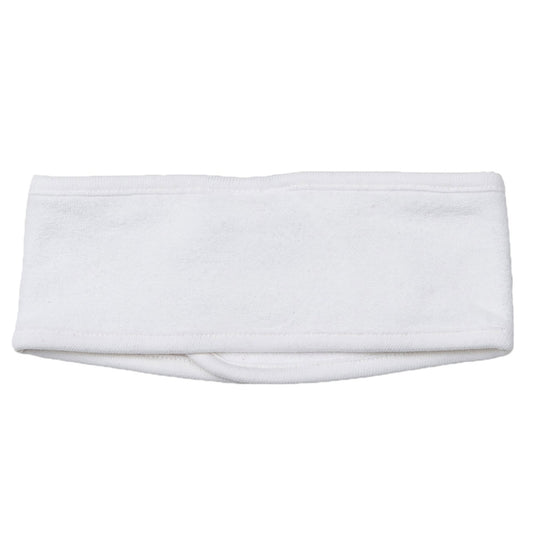 White - Front - Towel City 240 GSM Beauty Sports Terry Hairband
