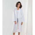 White - Side - Towel City Waffle 220 GSM Bath Robe - Towel