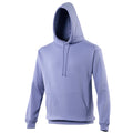 True Violet - Front - Awdis Unisex College Hooded Sweatshirt - Hoodie