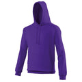 Ultra Violet - Front - Awdis Unisex College Hooded Sweatshirt - Hoodie