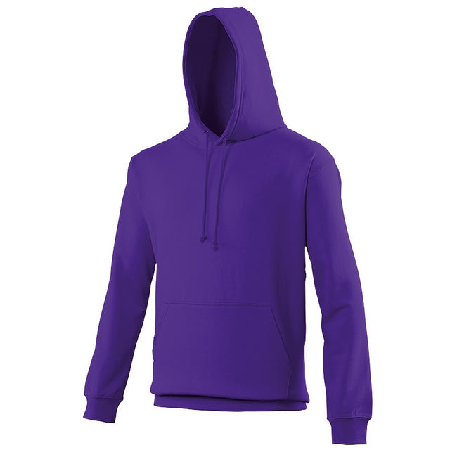 Ultra Violet - Front - Awdis Unisex College Hooded Sweatshirt - Hoodie
