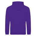 Ultra Violet - Back - Awdis Unisex College Hooded Sweatshirt - Hoodie