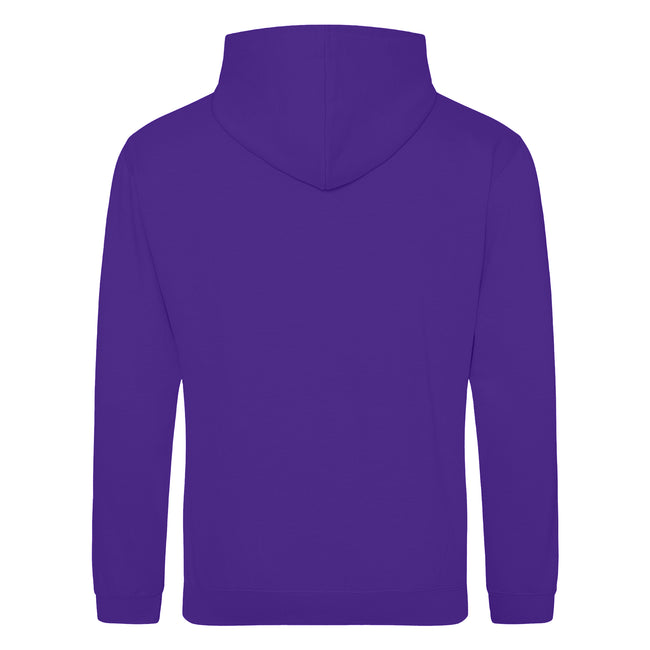 Ultra Violet - Back - Awdis Unisex College Hooded Sweatshirt - Hoodie