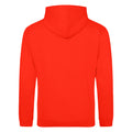Sunset Orange - Back - Awdis Unisex College Hooded Sweatshirt - Hoodie