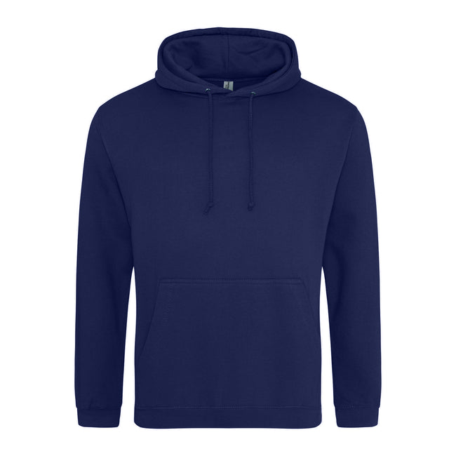 Oxford Navy - Front - Awdis Unisex College Hooded Sweatshirt - Hoodie