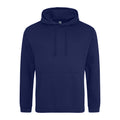 Oxford Navy - Front - Awdis Unisex College Hooded Sweatshirt - Hoodie