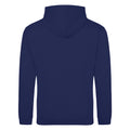 Oxford Navy - Back - Awdis Unisex College Hooded Sweatshirt - Hoodie