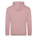 Dusty Pink - Back - Awdis Unisex College Hooded Sweatshirt - Hoodie