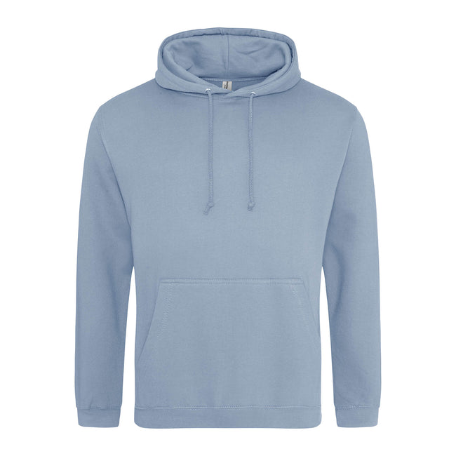Dusty Blue - Front - Awdis Unisex College Hooded Sweatshirt - Hoodie