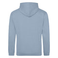 Dusty Blue - Back - Awdis Unisex College Hooded Sweatshirt - Hoodie