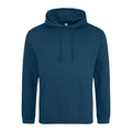 Ink Blue - Front - Awdis Unisex College Hooded Sweatshirt - Hoodie