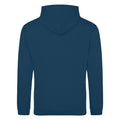 Ink Blue - Back - Awdis Unisex College Hooded Sweatshirt - Hoodie