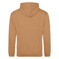 Caramel Latte - Back - Awdis Unisex College Hooded Sweatshirt - Hoodie