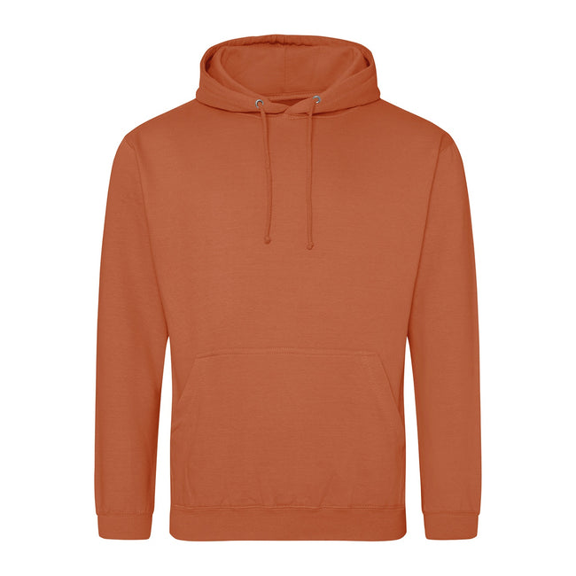 Ginger Biscuit - Front - Awdis Unisex College Hooded Sweatshirt - Hoodie