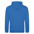 Sapphire Blue - Back - Awdis Unisex College Hooded Sweatshirt - Hoodie