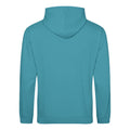 Lagoon Blue - Back - Awdis Unisex College Hooded Sweatshirt - Hoodie