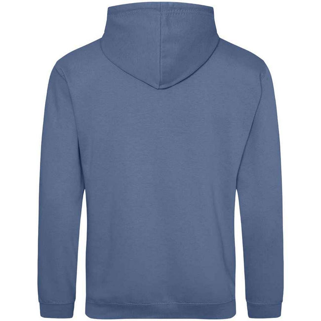 Atlantic Blue - Back - Awdis Unisex College Hooded Sweatshirt - Hoodie