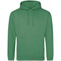 Cactus Green - Front - Awdis Unisex College Hooded Sweatshirt - Hoodie