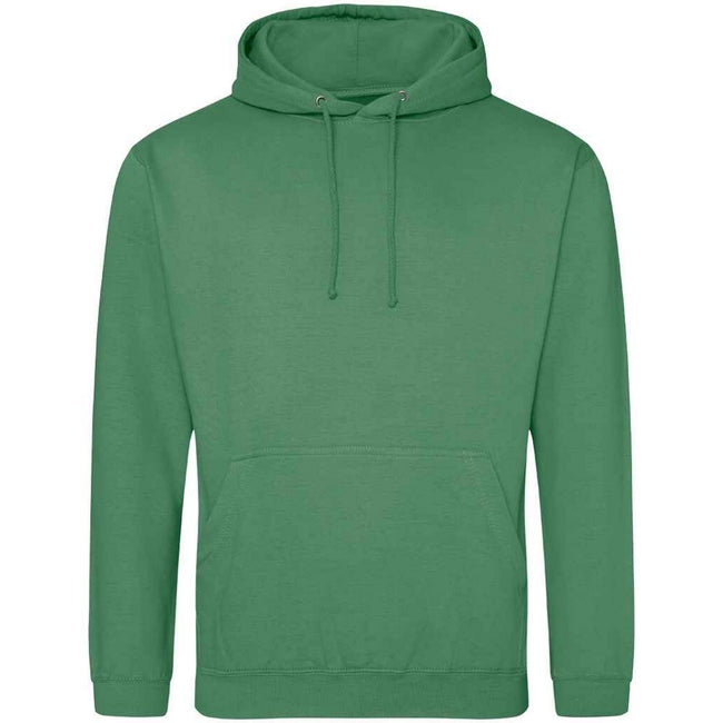 Cactus Green - Front - Awdis Unisex College Hooded Sweatshirt - Hoodie