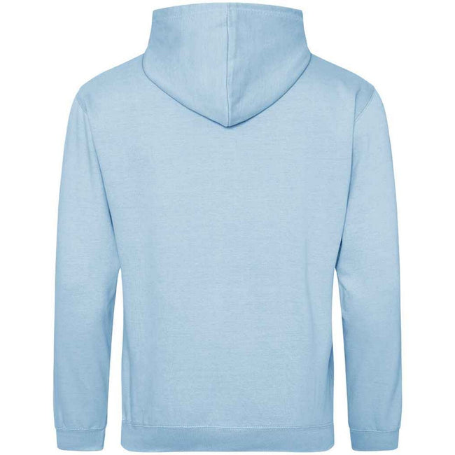 Ice Blue - Back - Awdis Unisex College Hooded Sweatshirt - Hoodie
