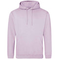 Lilac - Front - Awdis Unisex College Hooded Sweatshirt - Hoodie