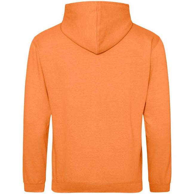 Light Orange - Back - Awdis Unisex College Hooded Sweatshirt - Hoodie