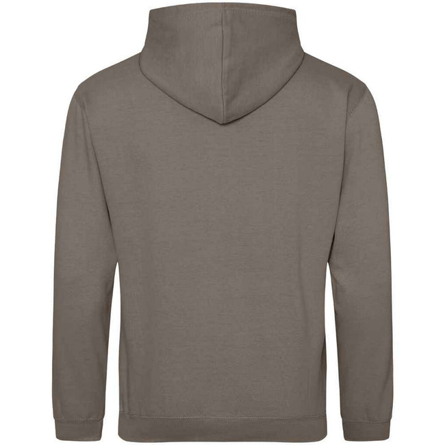 Natural Clay - Back - Awdis Unisex College Hooded Sweatshirt - Hoodie