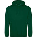 Rainforest Green - Front - Awdis Unisex College Hooded Sweatshirt - Hoodie