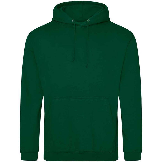 Rainforest Green - Front - Awdis Unisex College Hooded Sweatshirt - Hoodie